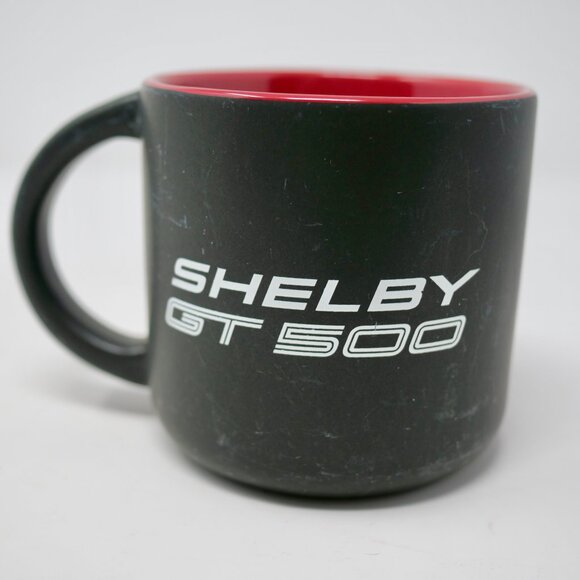 Ford Mustang Shelby GT 500 Cobra Coffee Mug Dealership Exclusive Red And Black - Picture 2 of 6